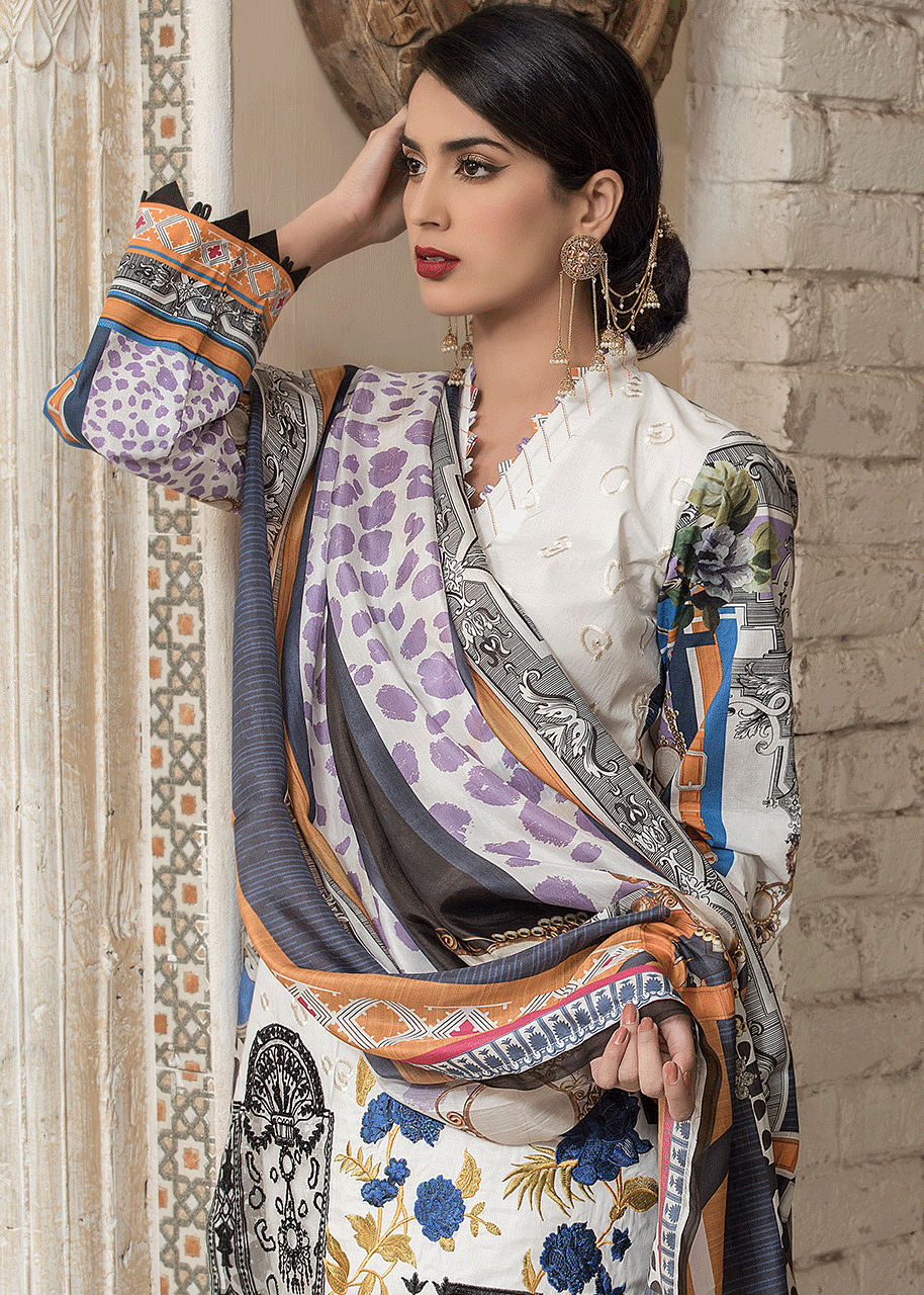 SS1902 Unstitched 2pc