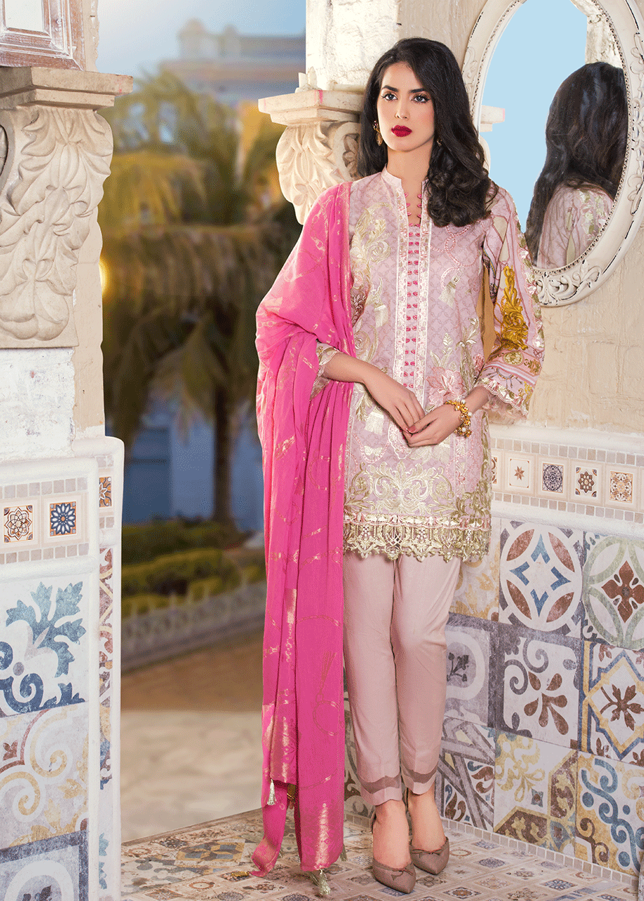 SS1904 Unstitched 2pc